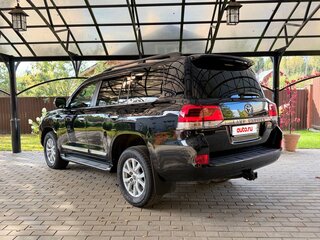 2016 Toyota Land Cruiser 200 Series Рестайлинг 2, чёрный, 4650000 рублей, вид 4