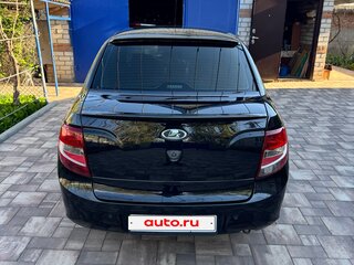 2013 Lada (ВАЗ) Granta I, чёрный, 520000 рублей, вид 4