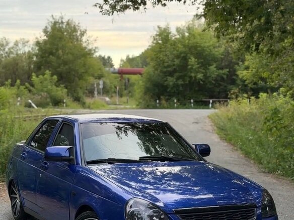 2008 Lada (ВАЗ) Priora I, синий - вид 2