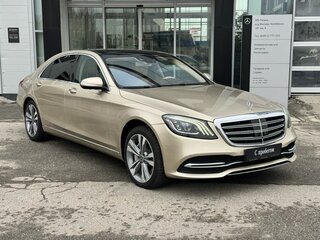 2019 Mercedes-Benz S-Класс 400 d VI (W222, C217) Рестайлинг, золотистый, 3700000 рублей, вид 3