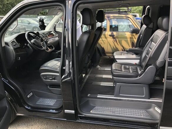 2018 Volkswagen Multivan T6, чёрный - вид 7
