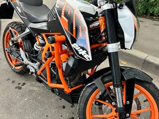2014 KTM 390 Duke, белый, 350000 рублей, вид 4