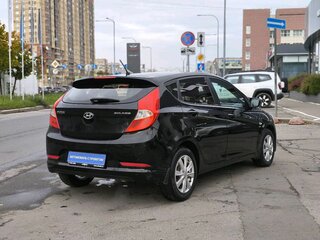 2015 Hyundai Solaris I Рестайлинг, чёрный, 850000 рублей, вид 4