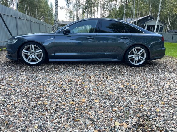 2015 Audi A6 IV (C7) Рестайлинг, серый, 2650000 рублей - вид 7