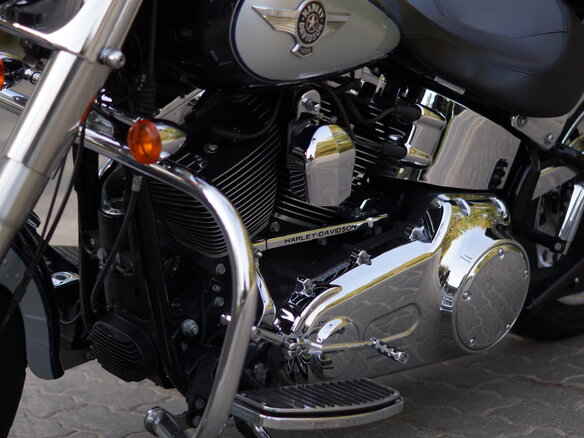 2012 Harley-Davidson Fat Boy, чёрный - вид 8