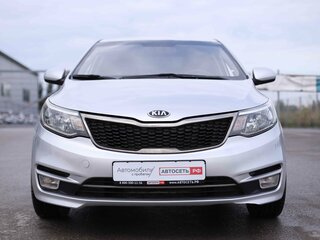 2015 Kia Rio III Рестайлинг, серебристый, 719925 рублей, вид 2