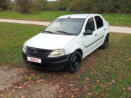 2012 Renault Logan I Рестайлинг, белый, вид 1