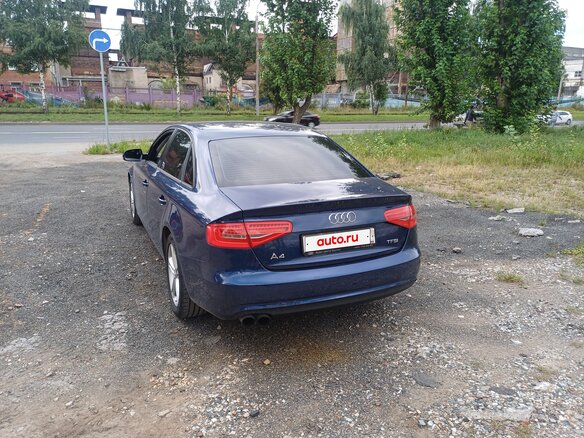 2013 Audi A4 IV (B8) Рестайлинг, синий, 1050000 рублей - вид 6