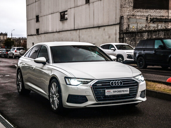 2019 Audi A6 45 TFSI V (C8), белый, 3744000 рублей - вид 4