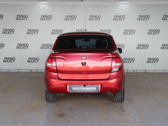 2013 Lada (ВАЗ) Granta I, красный, 404000 рублей - вид 4