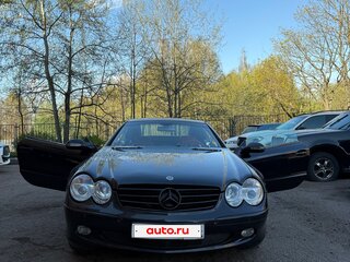2003 Mercedes-Benz SL-Класс 500 7-speed V (R230), чёрный, 1750000 рублей, вид 1