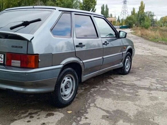 2007 Lada (ВАЗ) 2114, серый - вид 3