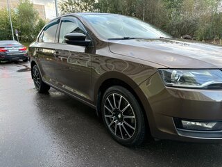 2017 Skoda Rapid I Рестайлинг, коричневый, 1450000 рублей, вид 2