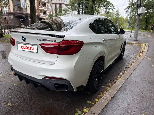 2016 BMW X6 M50d II (F16), белый, 4500000 рублей - вид 5