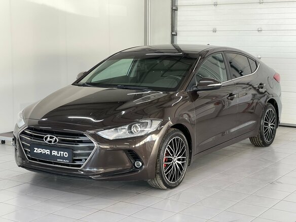 2017 Hyundai Elantra VI (AD), коричневый, 1569000 рублей - вид 2