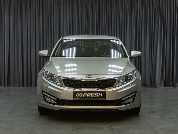 2013 Kia Optima III Рестайлинг, серый, 1389000 рублей - вид 2