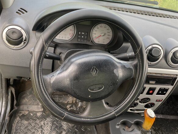 2007 Renault Logan I, серый, 150000 рублей - вид 16
