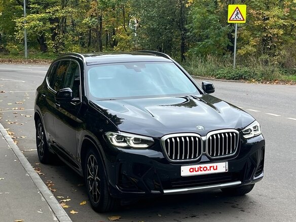 2022 BMW X3 25i xDrive III (G01) Рестайлинг, синий, 5150000 рублей