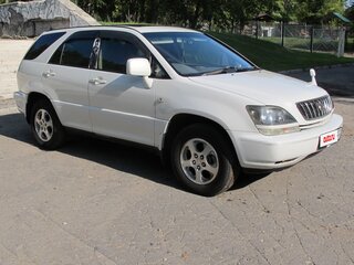 2002 Toyota Harrier I (XU10) Рестайлинг, белый, 810000 рублей, вид 2