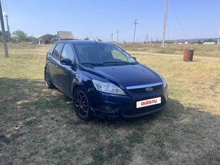 2009 Ford Focus II Рестайлинг, синий, 570000 рублей, вид 3