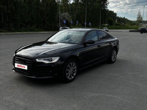2012 Audi A6 IV (C7), чёрный, 1300000 рублей - вид 2