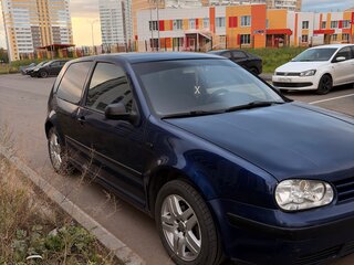 1999 Volkswagen Golf IV, синий, 250000 рублей, вид 5