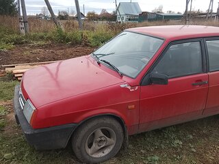1994 Lada (ВАЗ) 21099, красный, 150000 рублей, вид 1