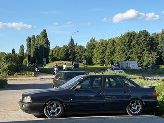 1990 Audi 80 IV (B3), синий, 300000 рублей, вид 2