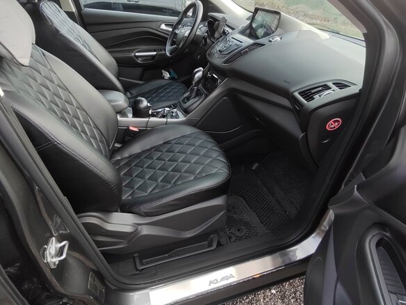 2015 Ford Kuga II, серый, 1055000 рублей - вид 12