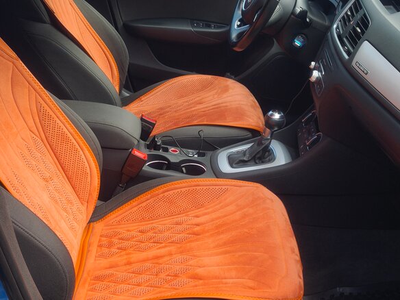 2015 Audi Q3 I (8U) Рестайлинг, голубой, 2080000 рублей - вид 10