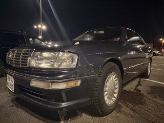 1993 Toyota Crown IX (S140), синий, 765000 рублей, вид 1