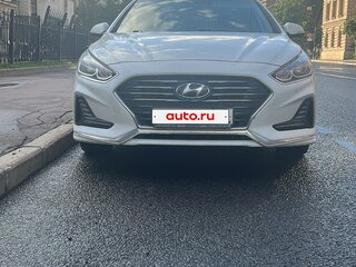 2017 Hyundai Sonata VII (LF) Рестайлинг, белый, 1250000 рублей, вид 3