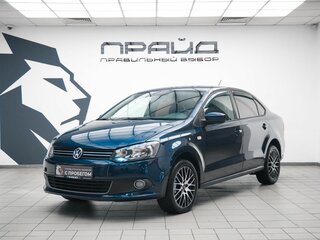 2014 Volkswagen Polo V, синий, 719000 рублей, вид 1