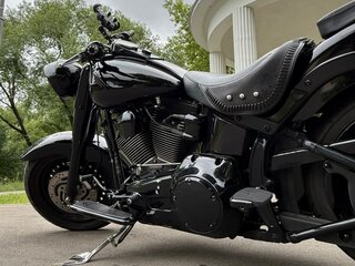 2009 Harley-Davidson Fat Boy, чёрный, 1750000 рублей, вид 5