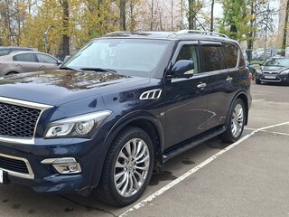 2017 Infiniti QX80 I Рестайлинг, синий, 3200000 рублей, вид 1