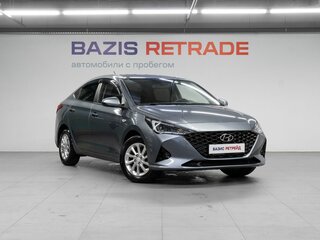 2020 Hyundai Solaris II Рестайлинг, серый, 1600000 рублей, вид 3
