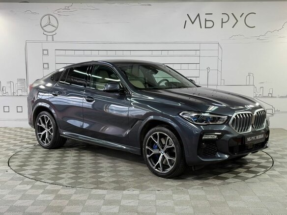 2020 BMW X6 40d III (G06), серый, 8780000 рублей - вид 5