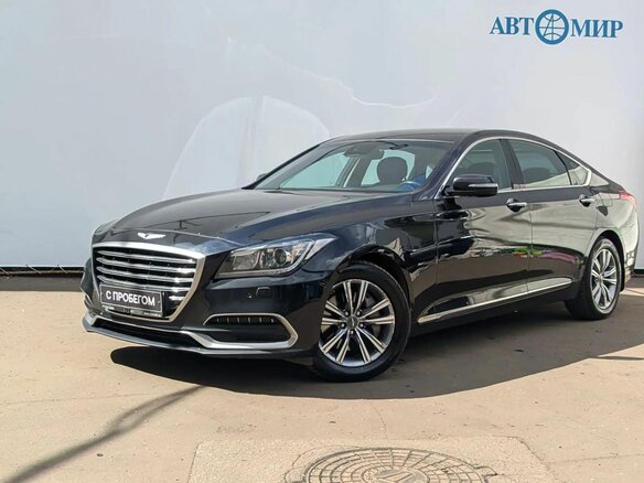 2017 Genesis G80 I, чёрный, 1249000 рублей