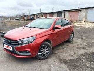 2018 Lada (ВАЗ) Vesta I, красный, 1100000 рублей, вид 1