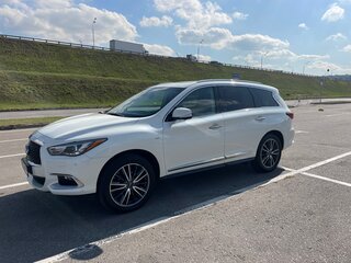 2017 Infiniti QX60 I Рестайлинг, белый, 3100000 рублей, вид 1