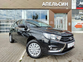 2021 Lada (ВАЗ) Vesta SW I, чёрный, 991028 рублей, вид 1