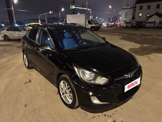 2011 Hyundai Solaris I, чёрный, 575000 рублей, вид 2
