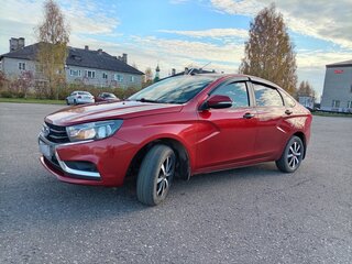 2016 Lada (ВАЗ) Vesta I, красный, 725000 рублей, вид 2