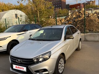 2016 Lada (ВАЗ) Vesta I, серебристый, 600000 рублей, вид 1