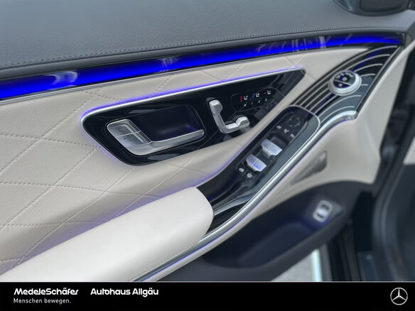 2026 Mercedes-Benz S-Класс 580 Long 4MATIC VII (W223), чёрный - вид 11