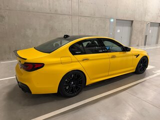 2018 BMW M5 VI (F90), жёлтый, 5000000 рублей, вид 3
