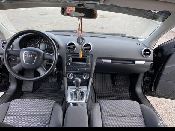 2008 Audi A3 II (8P) Рестайлинг 2, чёрный, 700000 рублей - вид 8