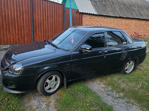 2008 Lada (ВАЗ) Priora I, серый, 415000 рублей - вид 5