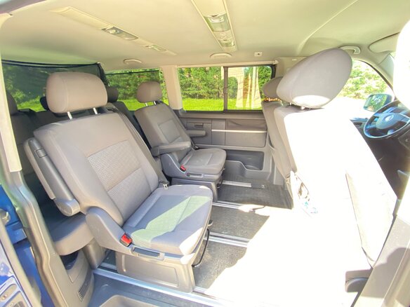 2008 Volkswagen Multivan T5, синий, 2295000 рублей - вид 11
