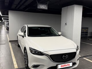2016 Mazda 6 III (GJ) Рестайлинг, белый, 2100000 рублей, вид 1
